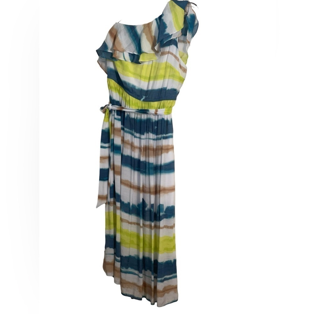 Lane Bryant maxi, one-shoulder neckline, & fit & flare silhouette. Size 16 GUC
